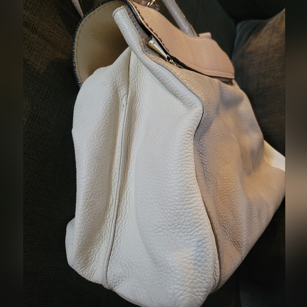 Plinio Visona Italian Leather Handbag - Picture 8 of 9
